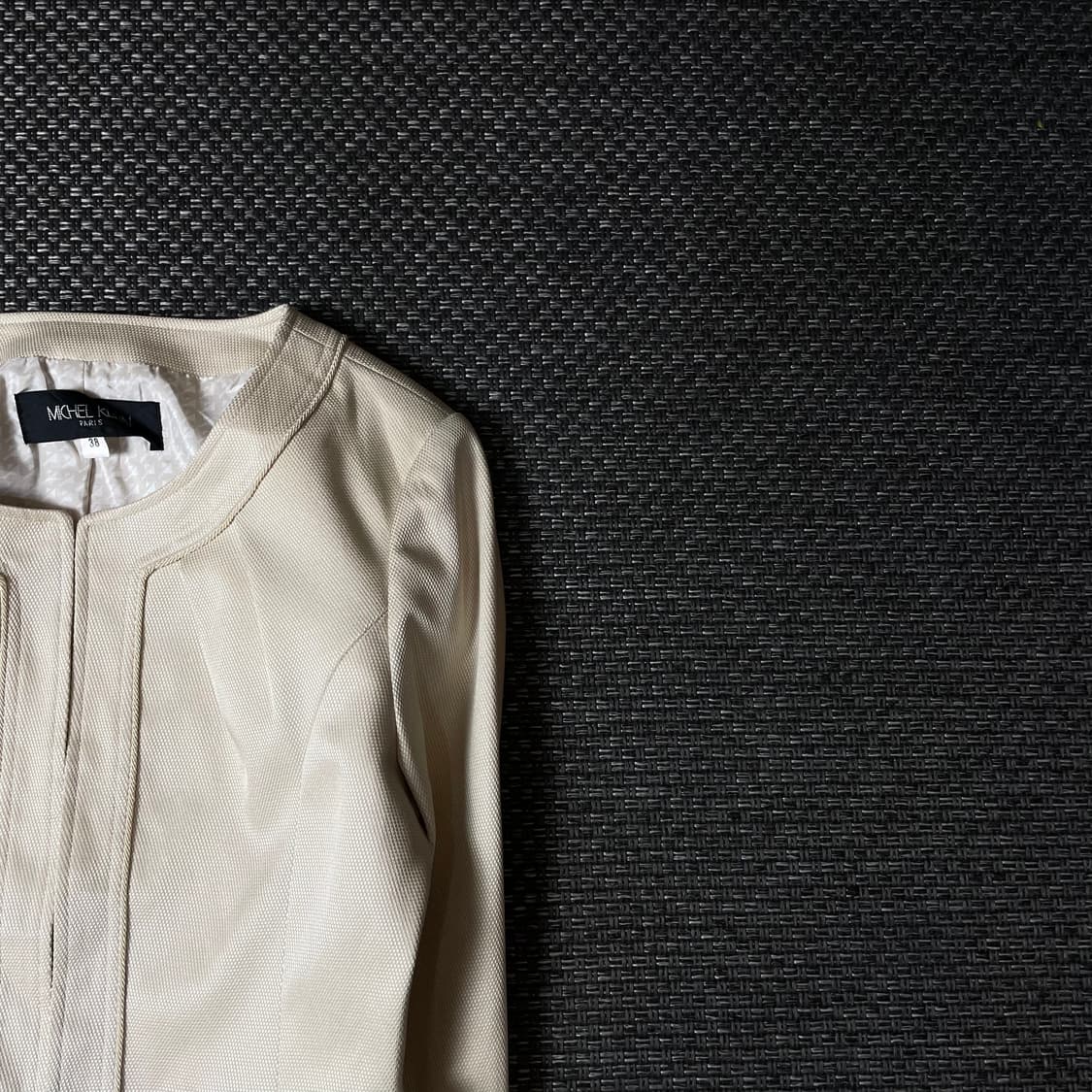 미쉘클랑 연베이지 투포켓 자켓 38 상품이미지3
