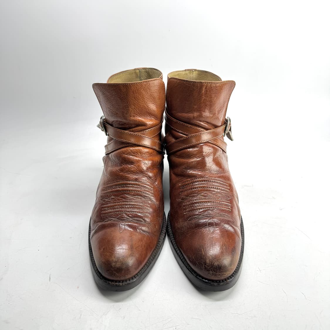 270) 빈티지 수제 바이커부츠 핸드메이드 웨스턴부츠 상품이미지4