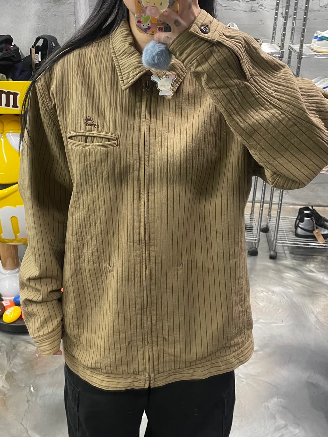 Fierce 바로크 스트라이프 블루종 자켓 상품이미지8