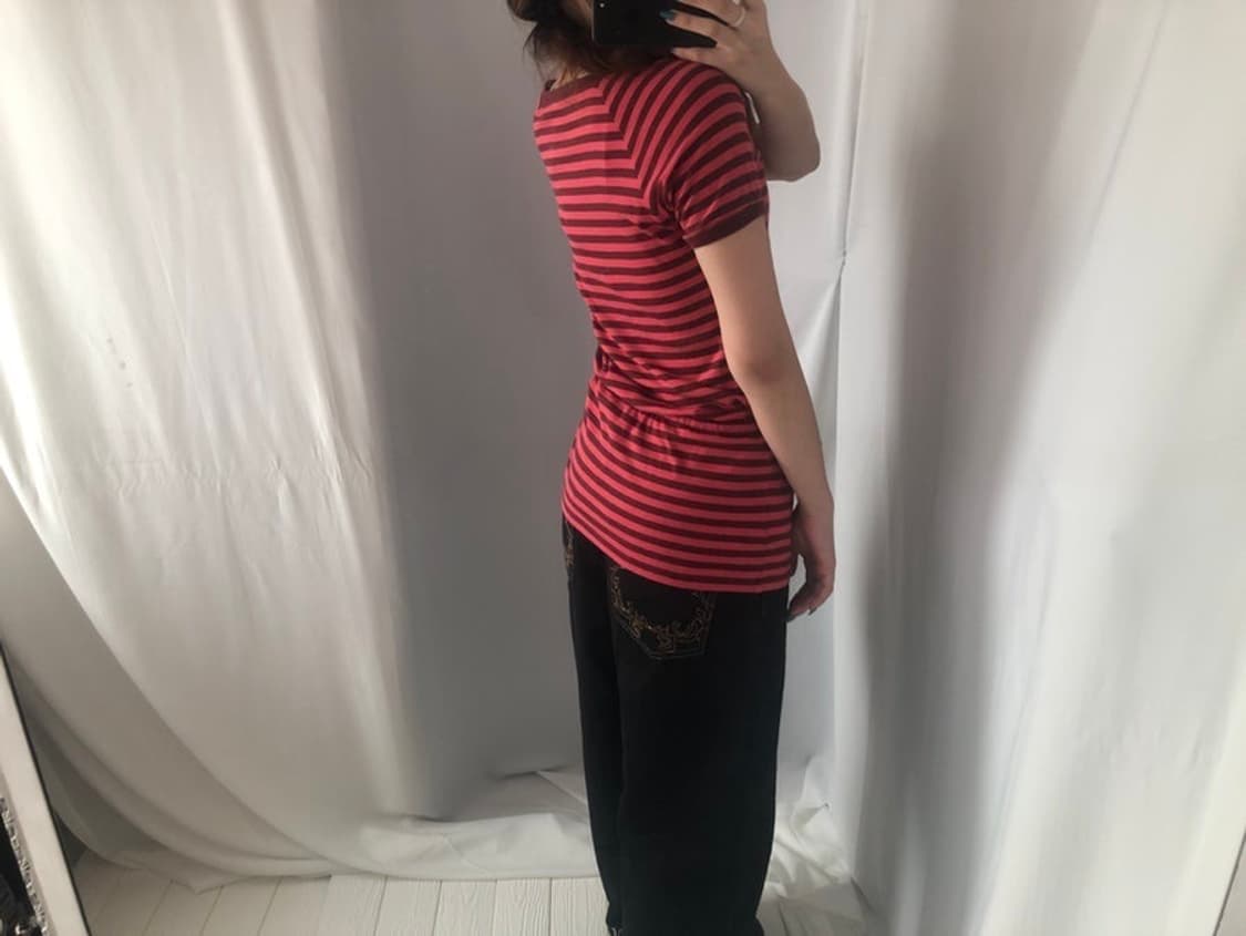 714. Uniqlo crimson stripe dress 상품이미지6