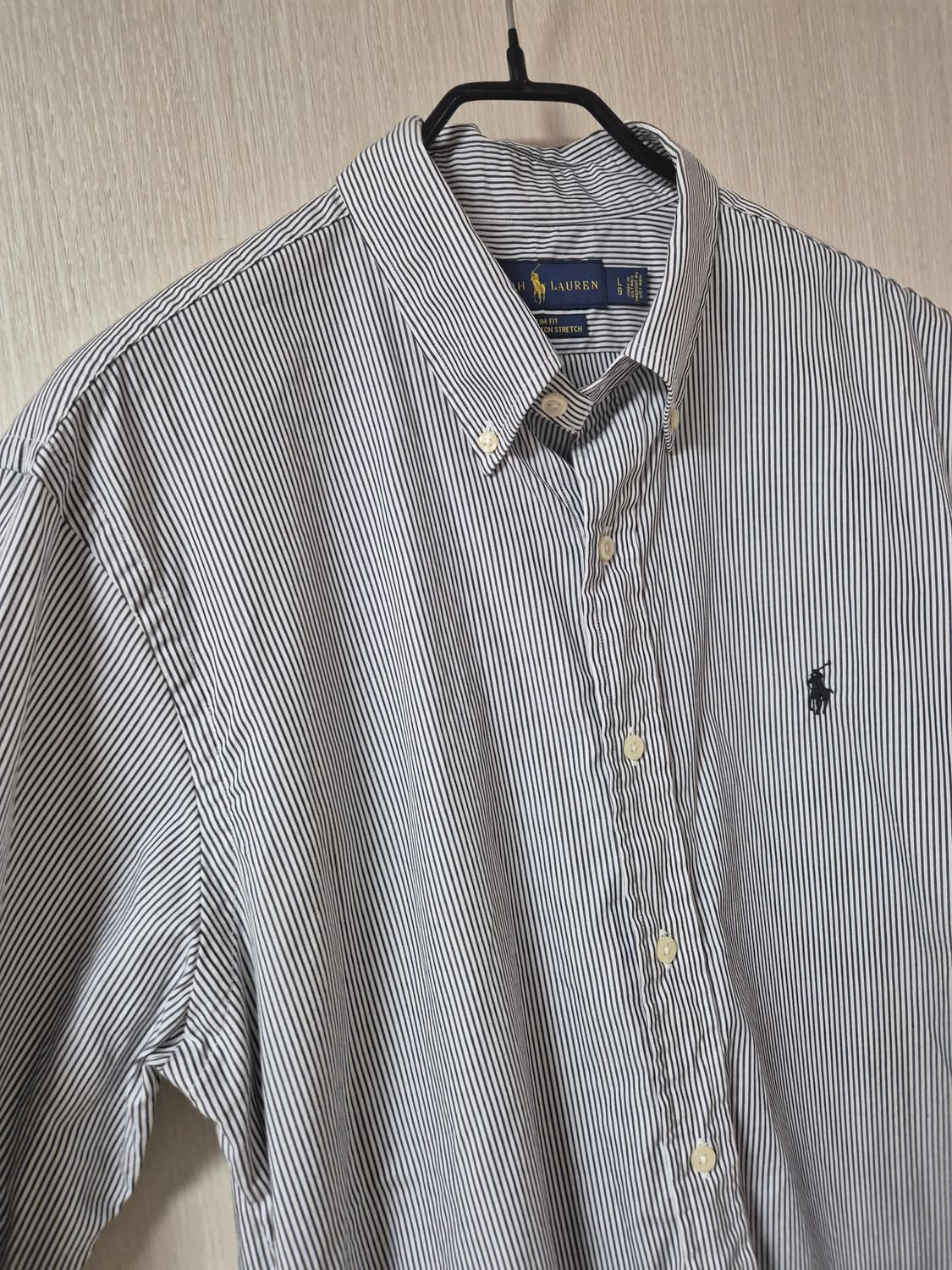 (정품) 폴로 랄프로렌 스프라이트 셔츠 남방 슬림핏 라지 상품이미지3