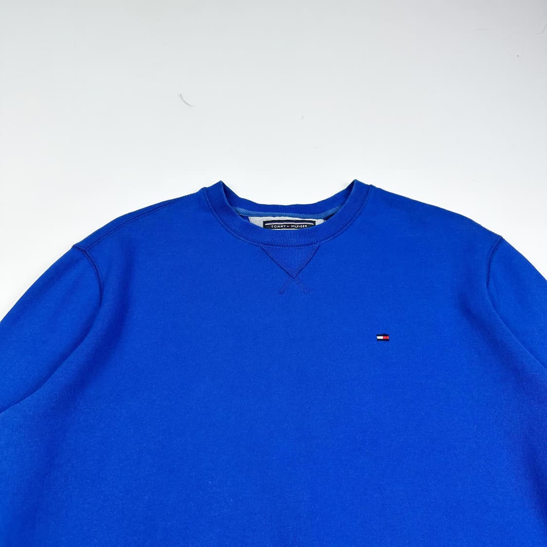 타미힐피거 플래그 블루 크루넥 맨투맨 (M) 상품이미지1