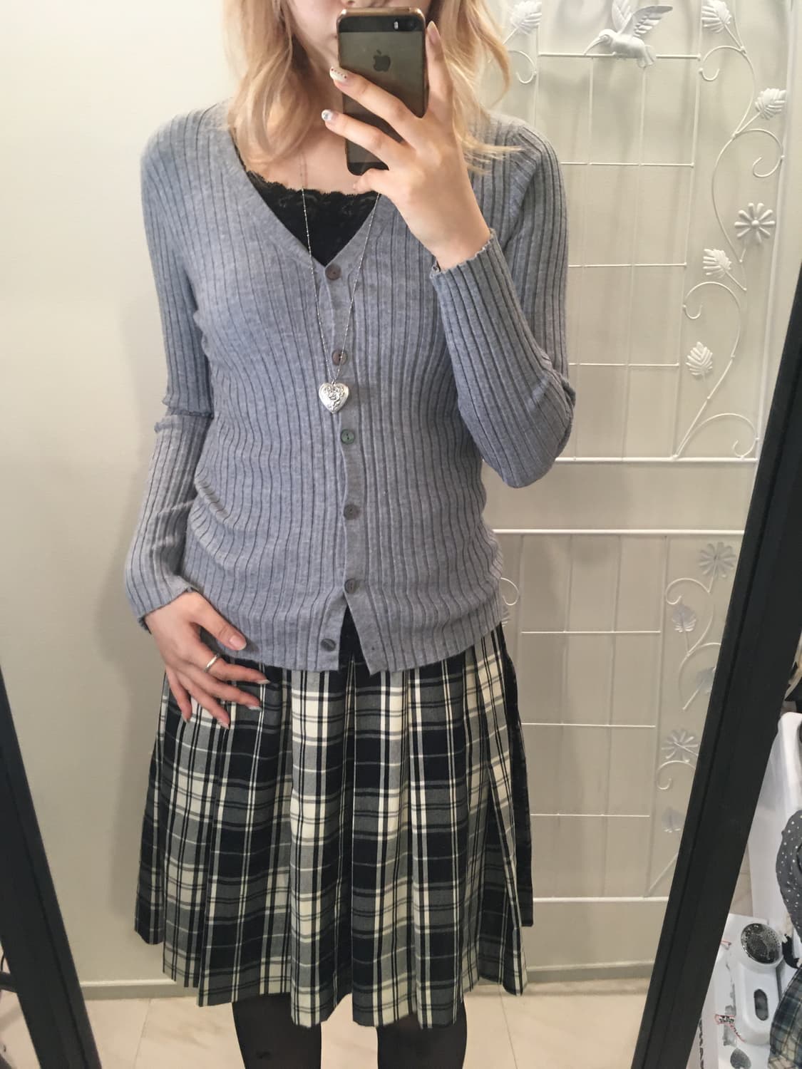 jpn vintage daily soragrey cardigan 상품이미지2