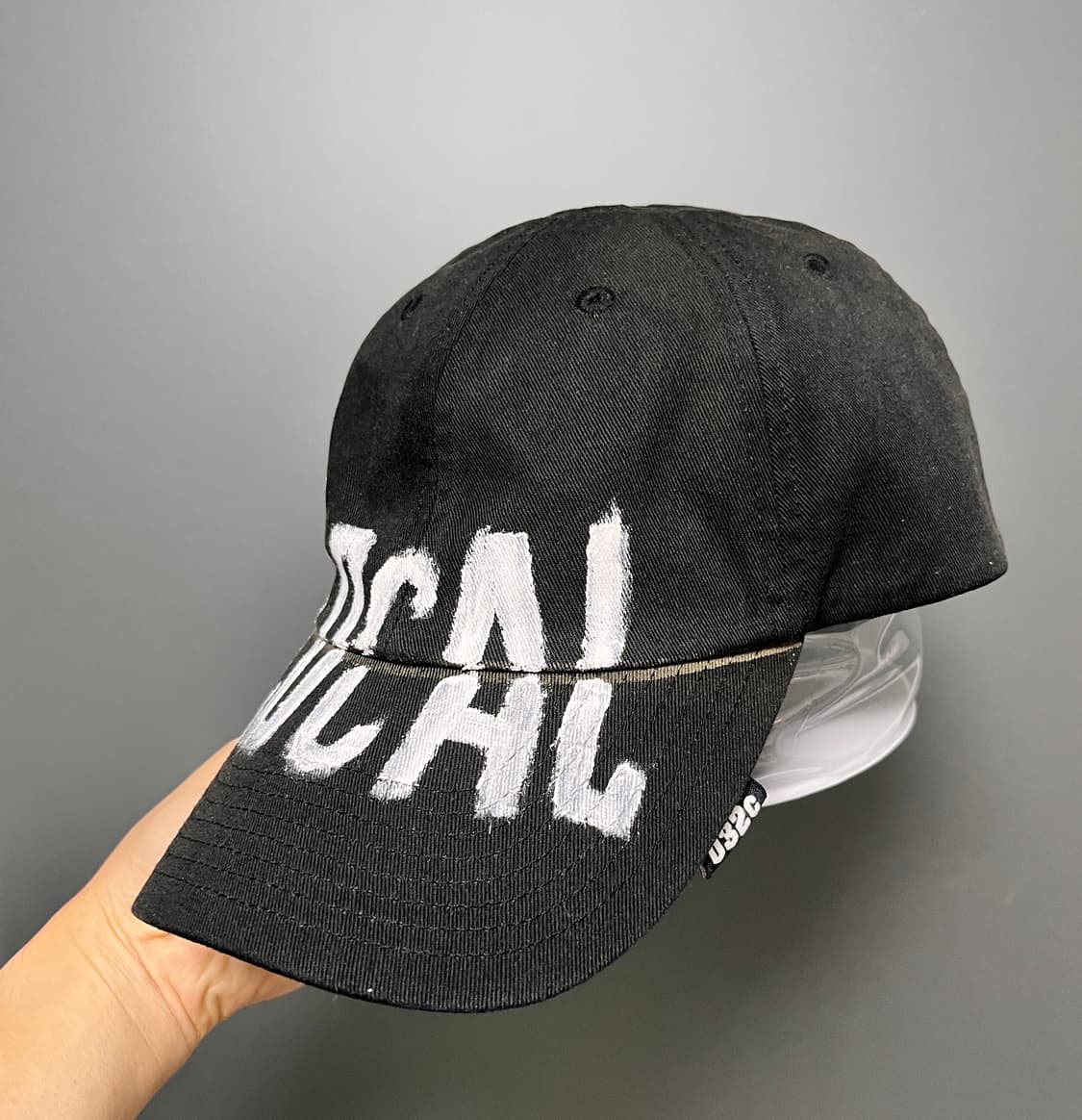 032c 핸드페인팅 볼캡 모자 판매. 상품이미지2