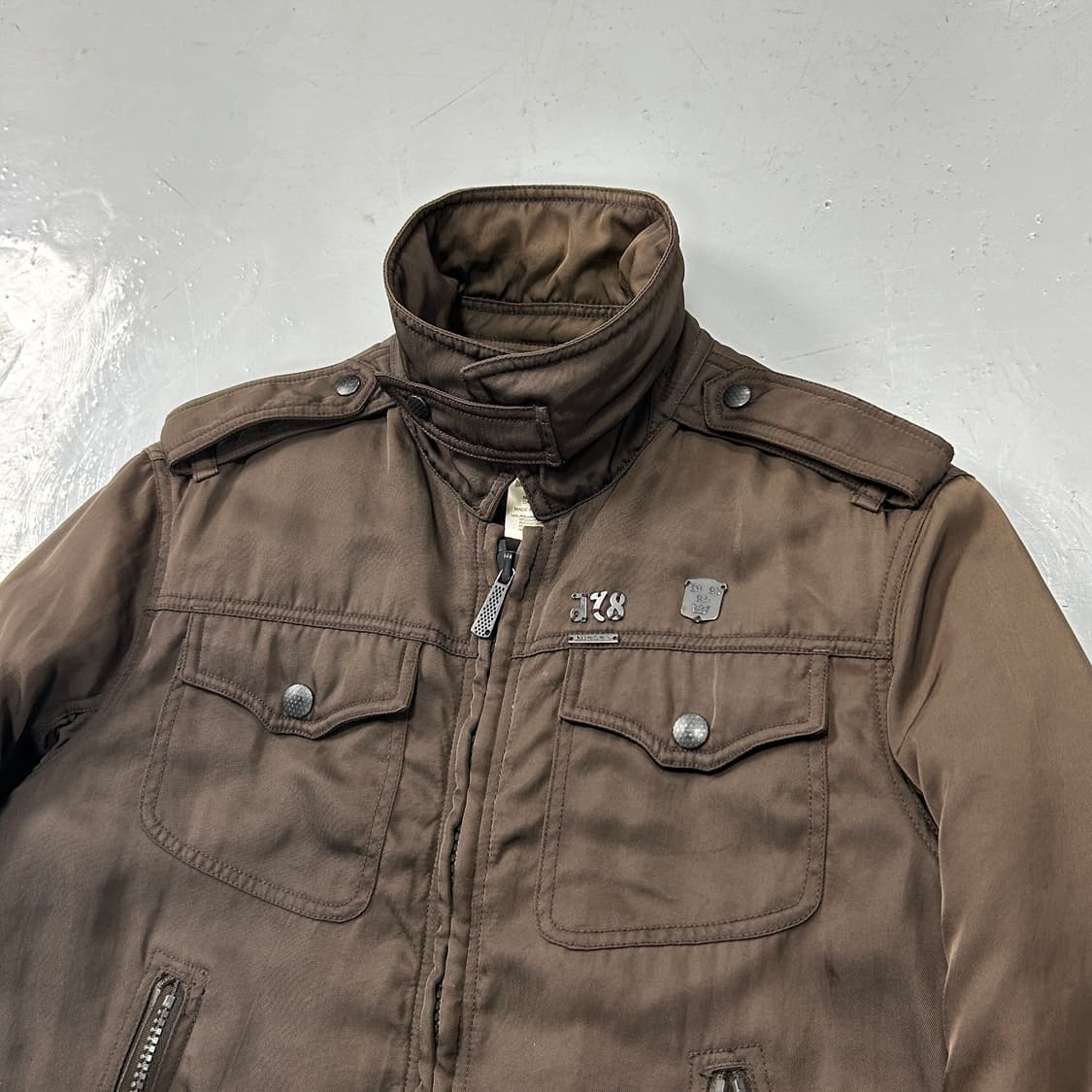 디젤 브라운 나일론 싱글자켓 상품이미지4