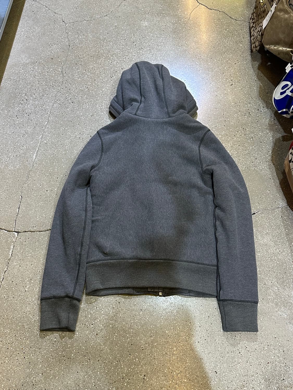 HOLLISTER 홀리스터 그레이 양털후드집업💯 상품이미지6