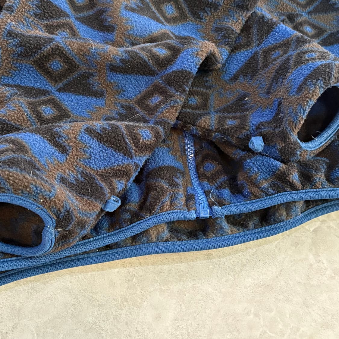 90s USA 콜롬비아 아즈텍 플리스 후리스 상품이미지4