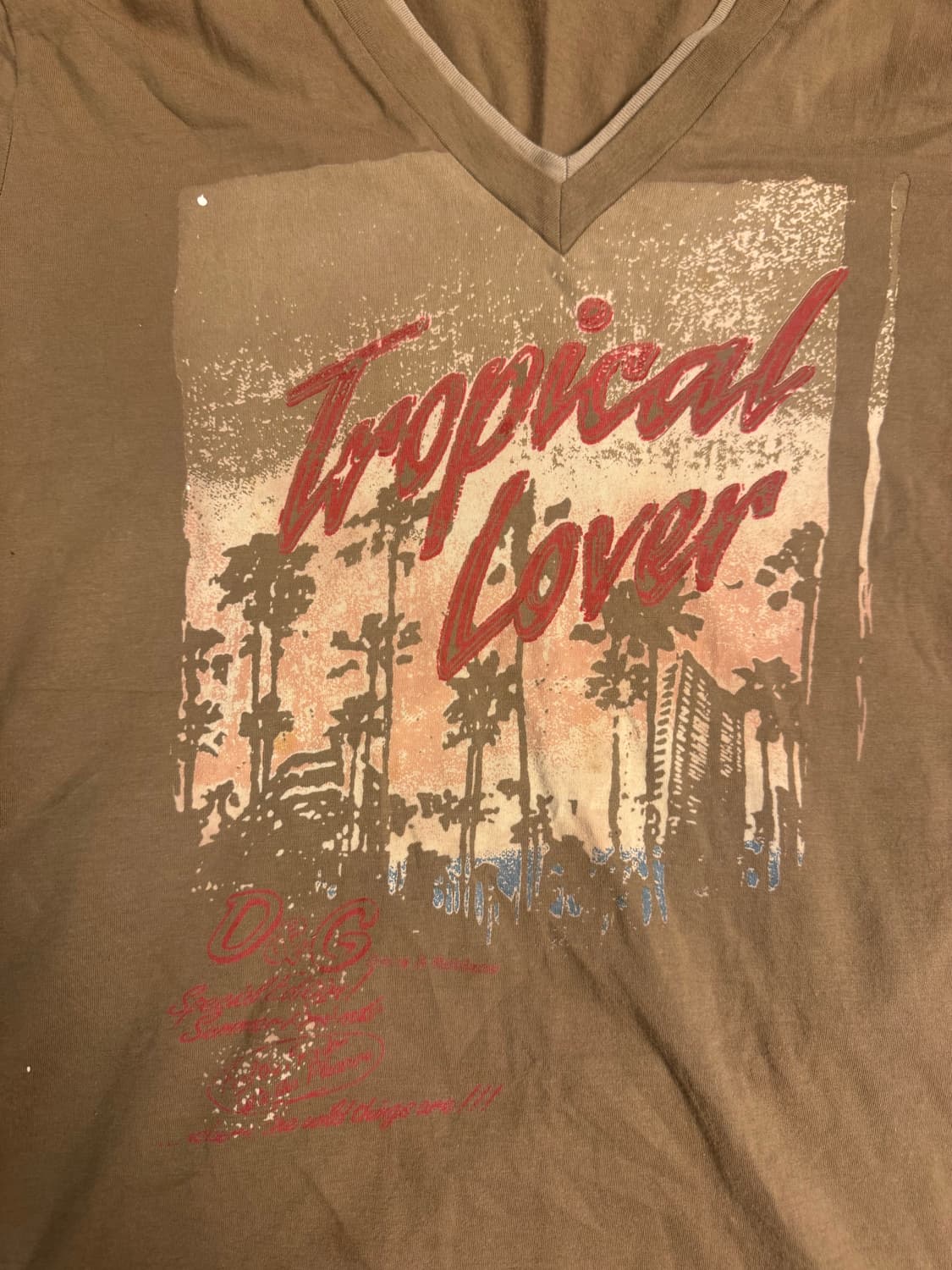 돌체앤가바나 레이어링 프린트 반팔 m 상품이미지3