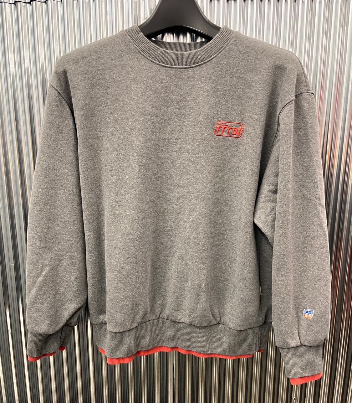 FFROI 프루아 맨투맨 그레이 사이즈 1 상품이미지1