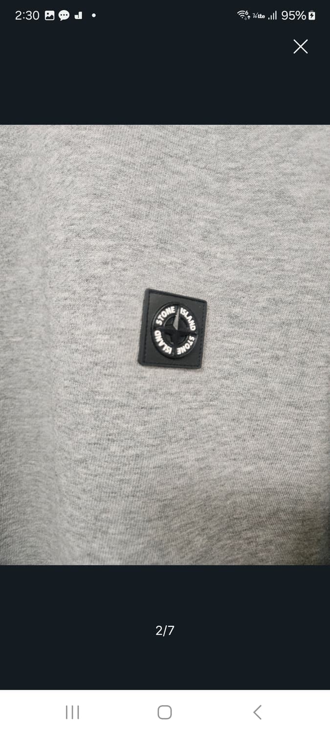 스톤아일랜드 그레이맨투맨.   L/XL 상품이미지2