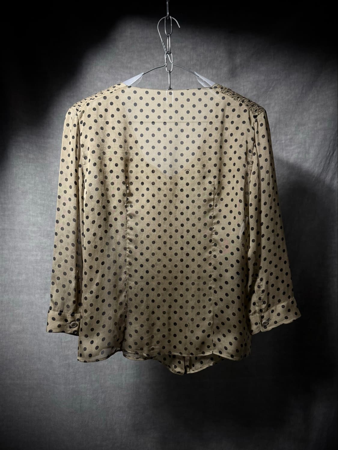 PRADA Ribbon Dot Blouse 상품이미지4