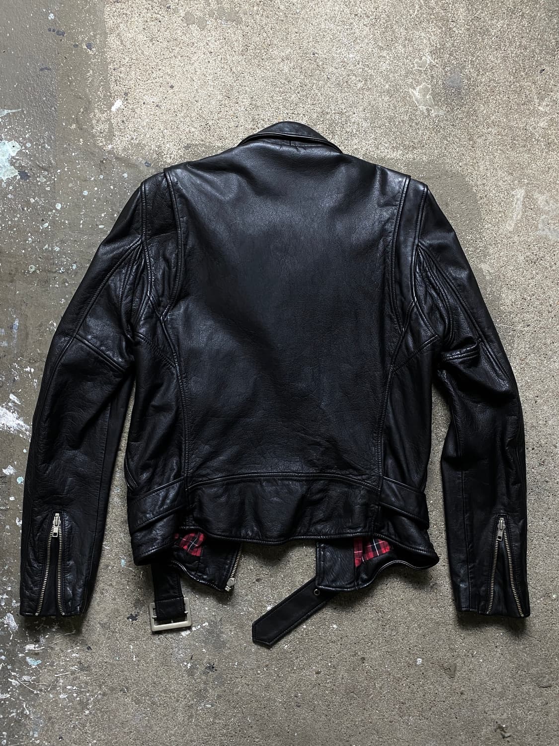 빈티지 레더 라이더 자켓 남자 라이더 소가죽 라이더 상품이미지2