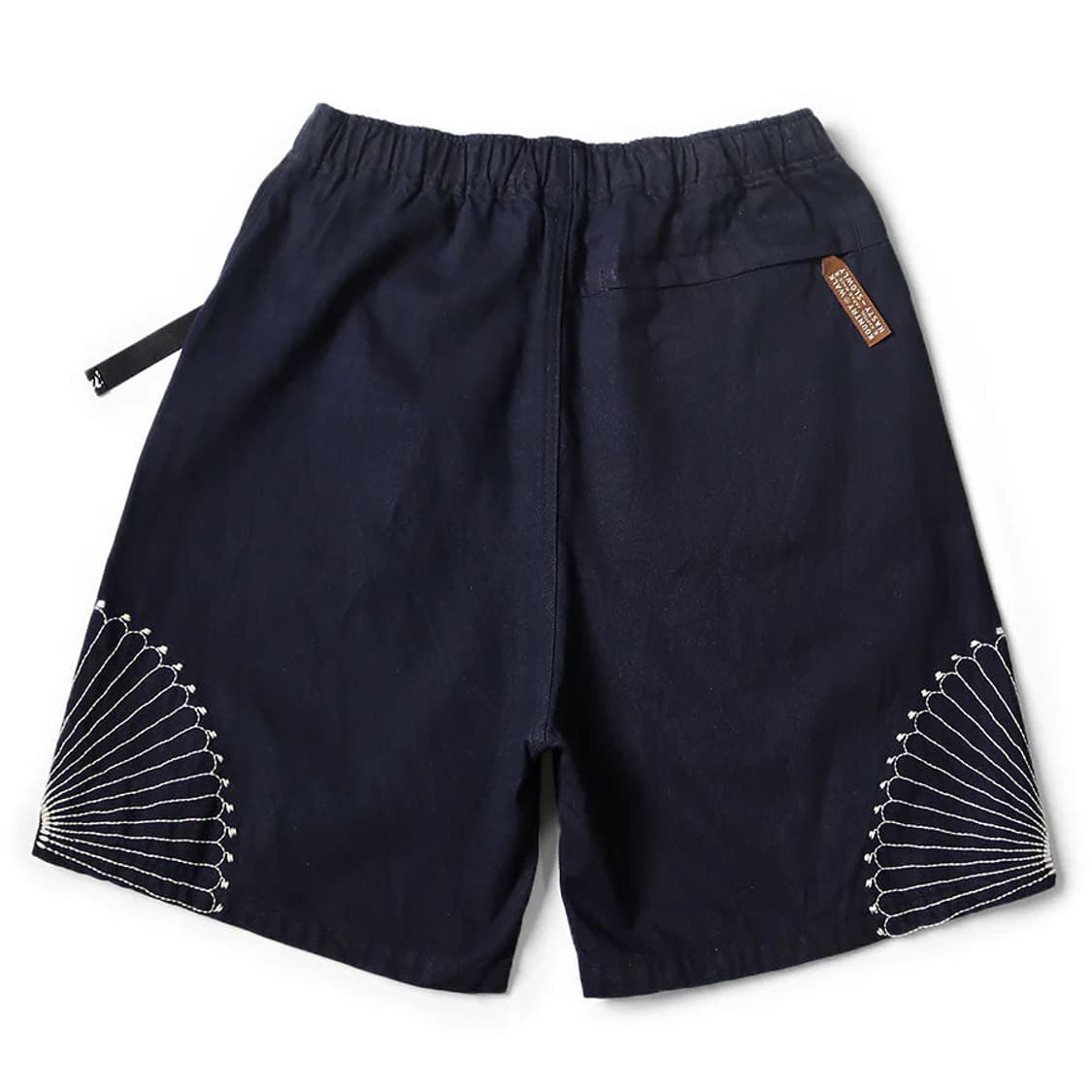 캐피탈 10온즈 IDG x IDG 데님 이지 쇼츠 후로시키 자수 인디고3 상품이미지3