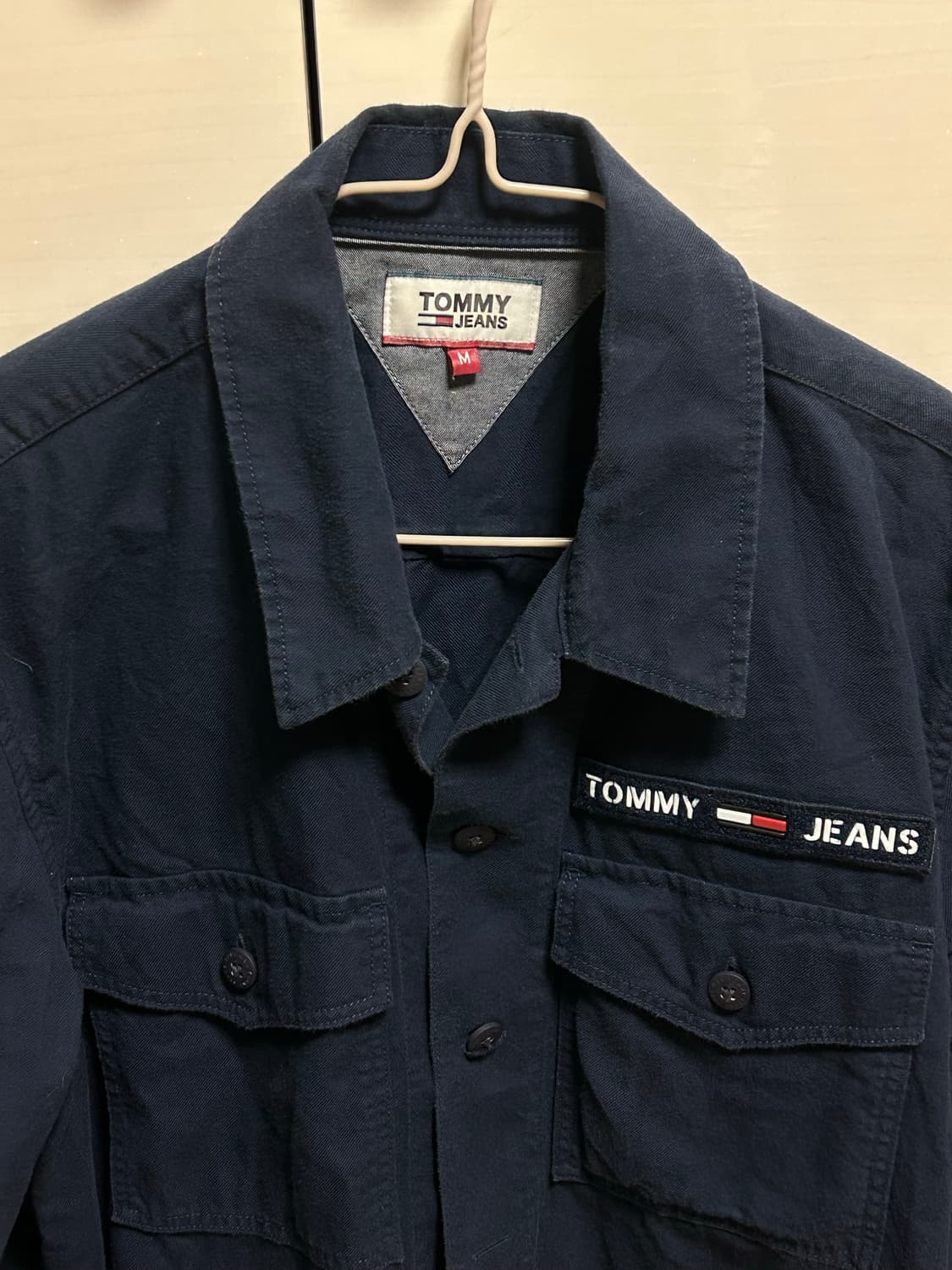 타미진스 네이비 셔츠 자켓 M 상품이미지2