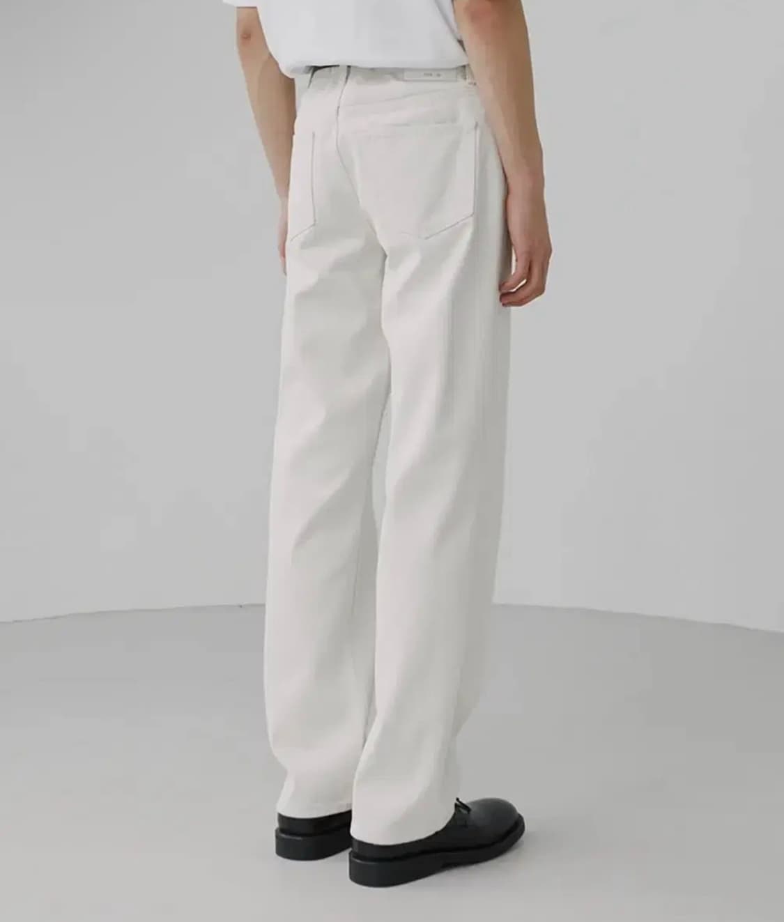 브랜디드 퓨어 크림 진스, 사이즈 32 상품이미지4