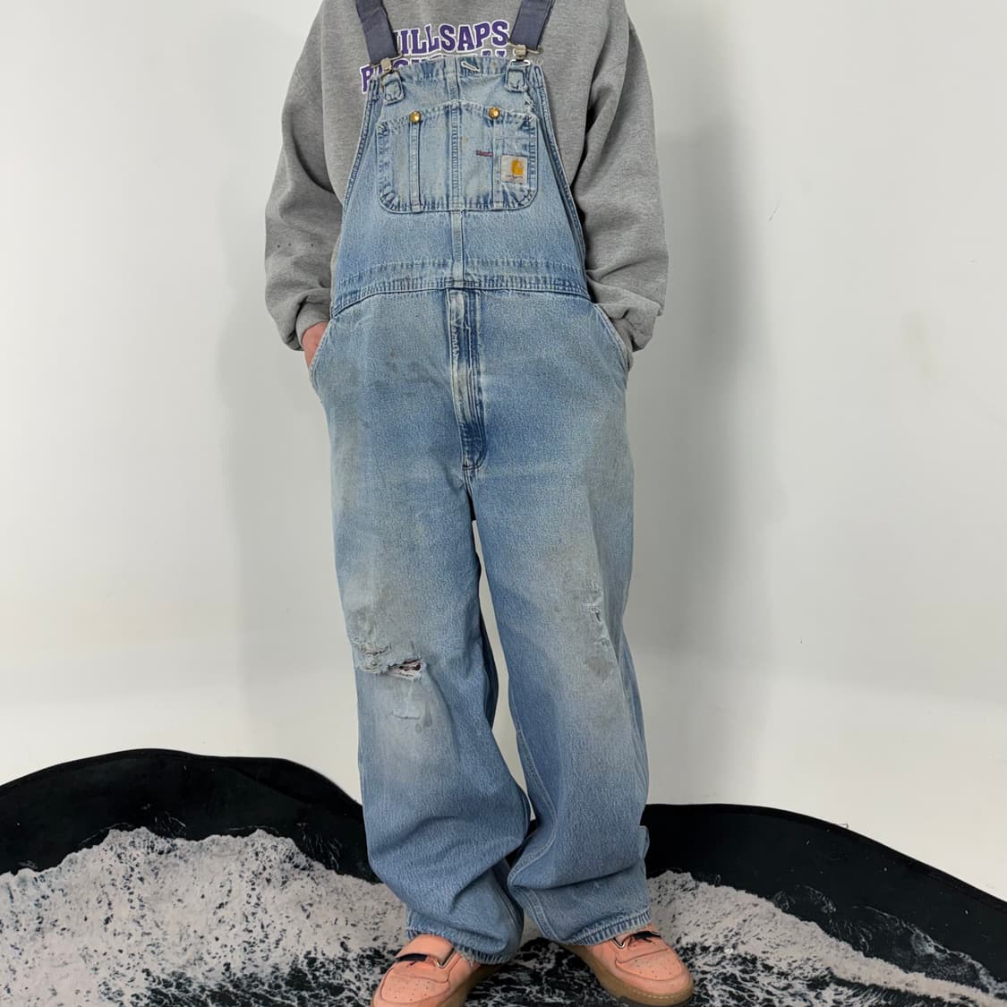 90‘s🇺🇸 Carhartt Work Overall 상품이미지4