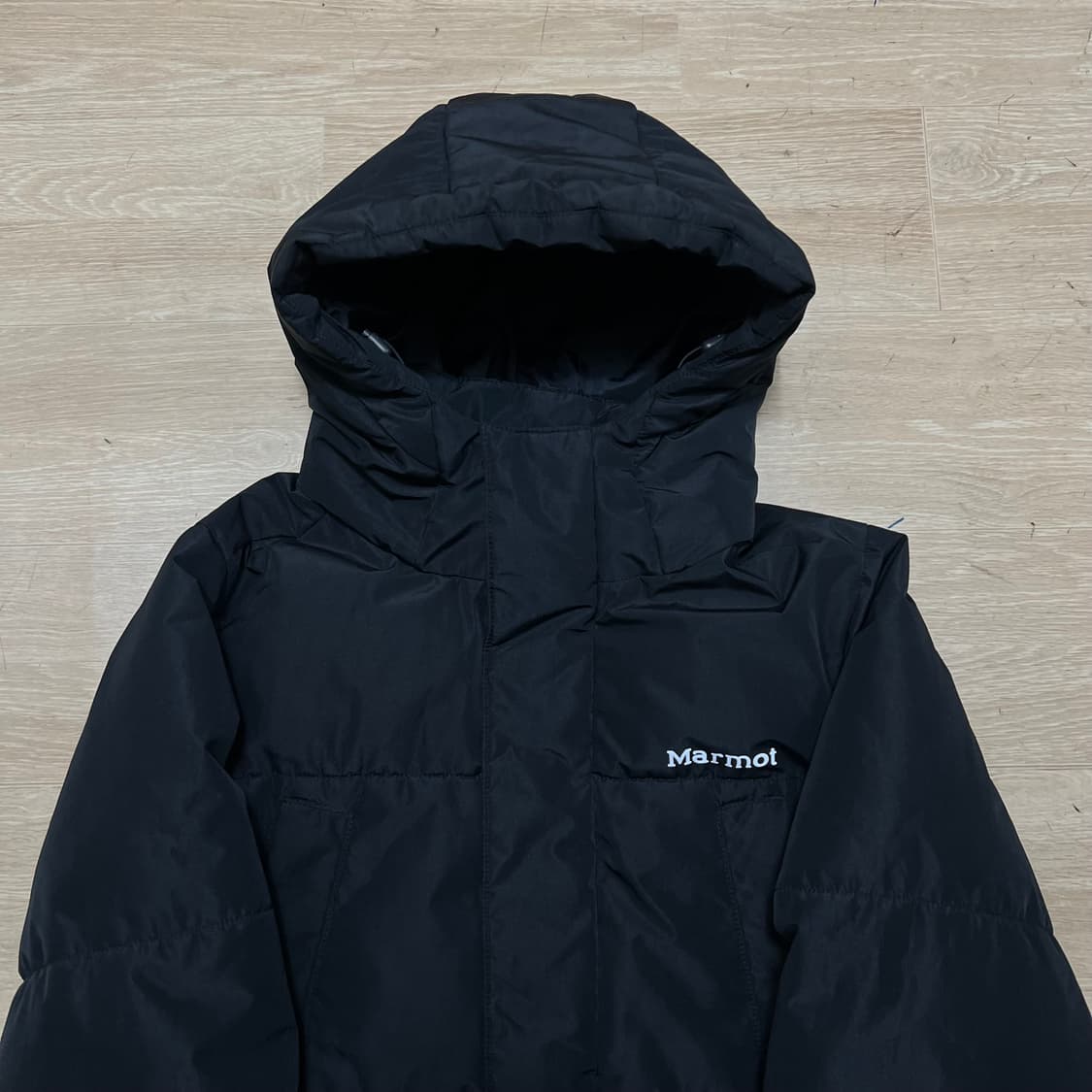 마모트 여성 옴니히트 벤치 후드 롱패딩 점퍼 [블랙] XS/85 상품이미지2