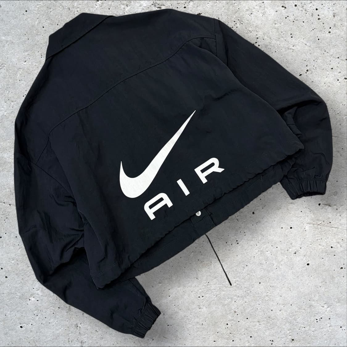 [XL] 나이키 우먼 빅로고 에어 블랙 크롭 자켓 B715 상품이미지2