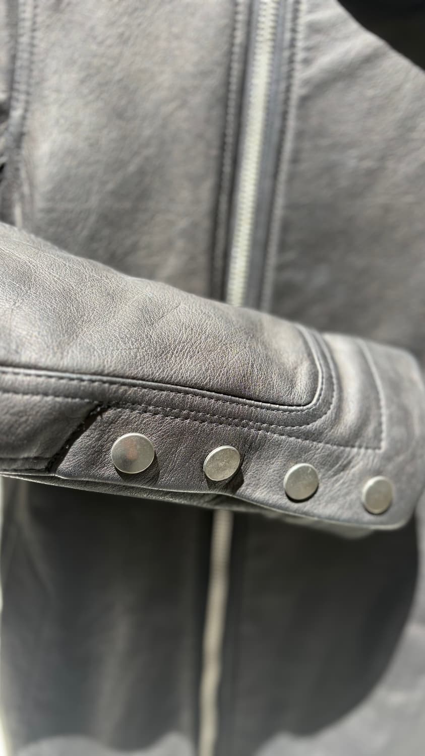 14FW 릭오웬스 몰리노 레더 자켓 (카우하이드) 46 사이즈 상품이미지5