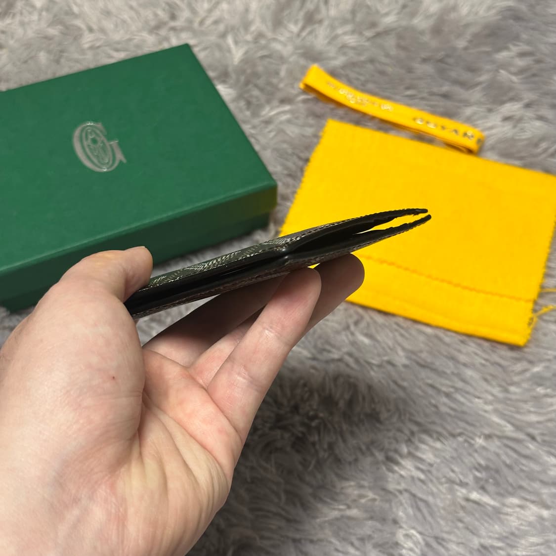 [풀구성] 고야드 생토마 머니클립 반지갑 블랙 상품이미지7