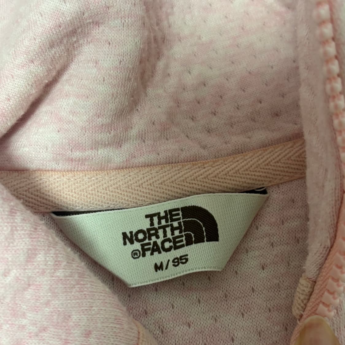 노스페이스 노페 핑크 딸기우유 후리스 플리스 후집 후드집업 상품이미지6