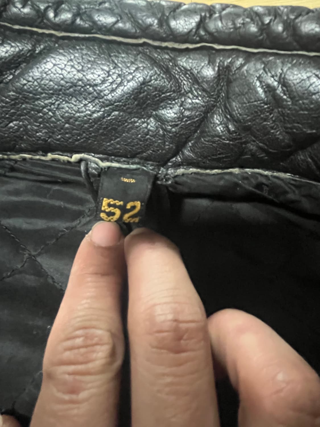 빈티지 카우레더 자켓 상품이미지5