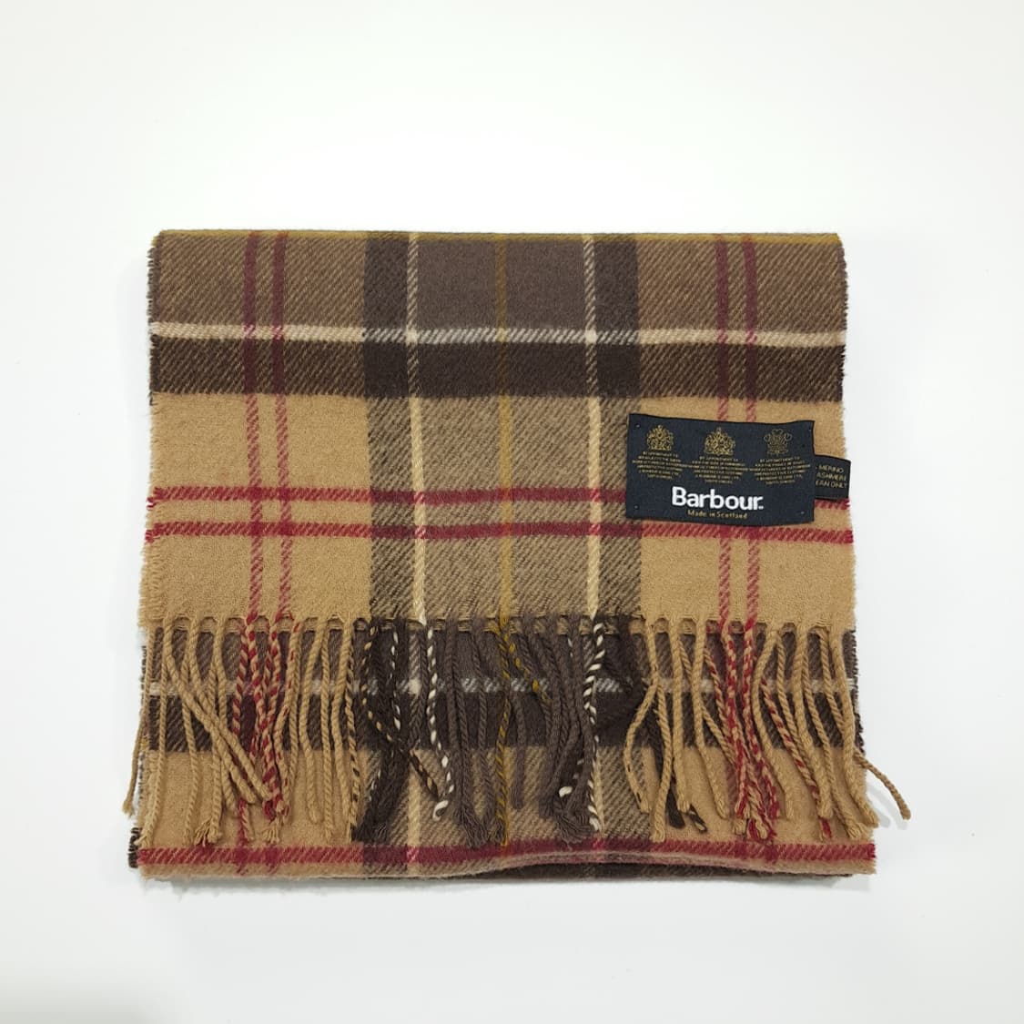 MX486 바버 90s 영국판 울캐시미어 클래식타탄 머플러 목도리 상품이미지6