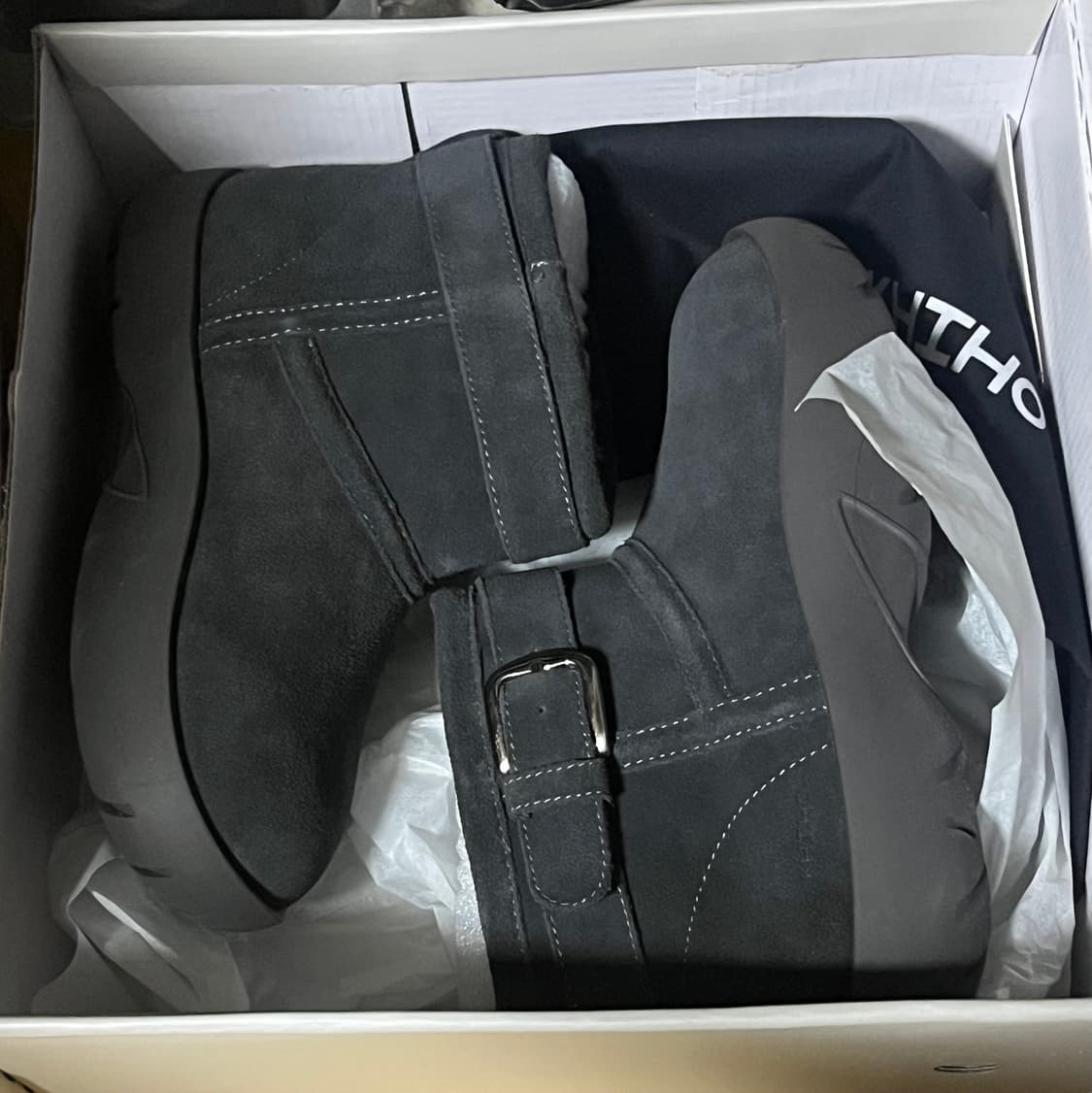 기호 버클 숏 윈터 부츠 230 상품이미지3