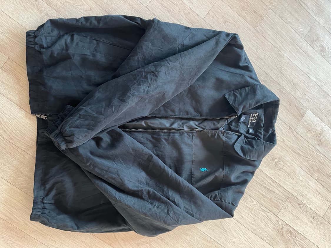 폴로 스웨이드 블루종 상품이미지1