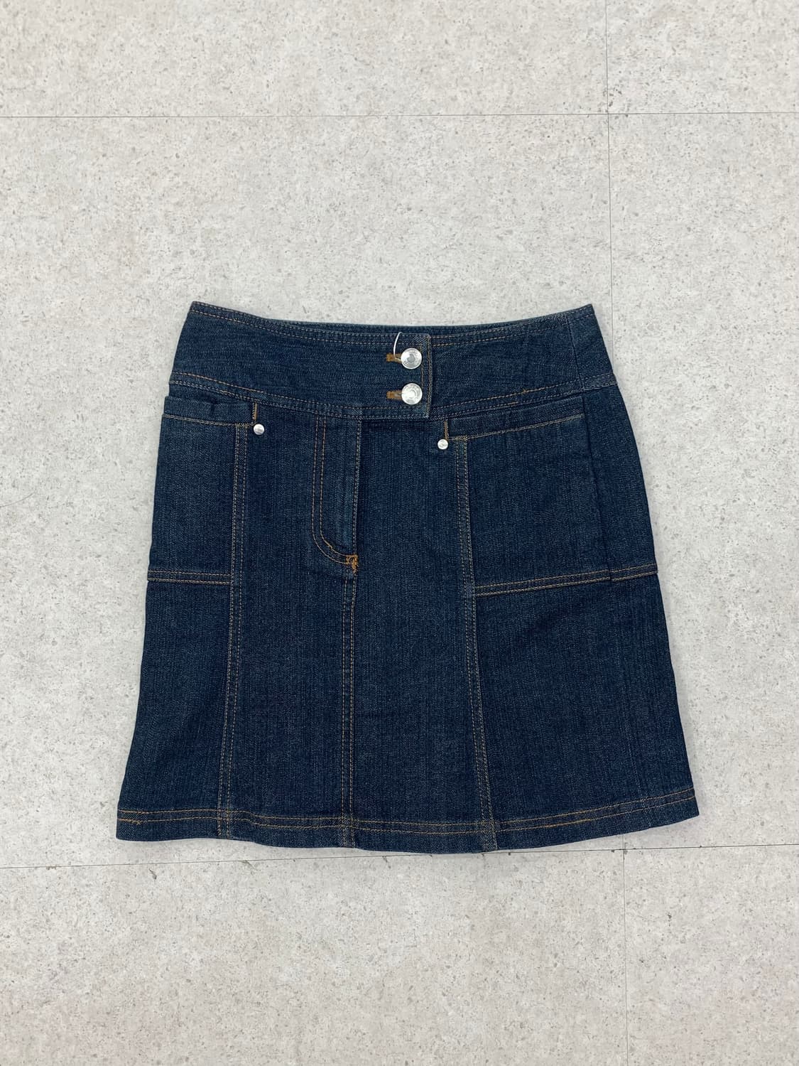 Courreges 꾸레쥬 데님 스커트 상품이미지1
