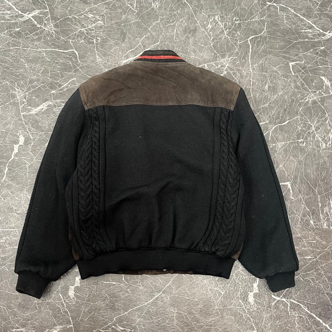 L(XL) REDOX 양가죽 도킹 에스닉 봄버 자켓 상품이미지6