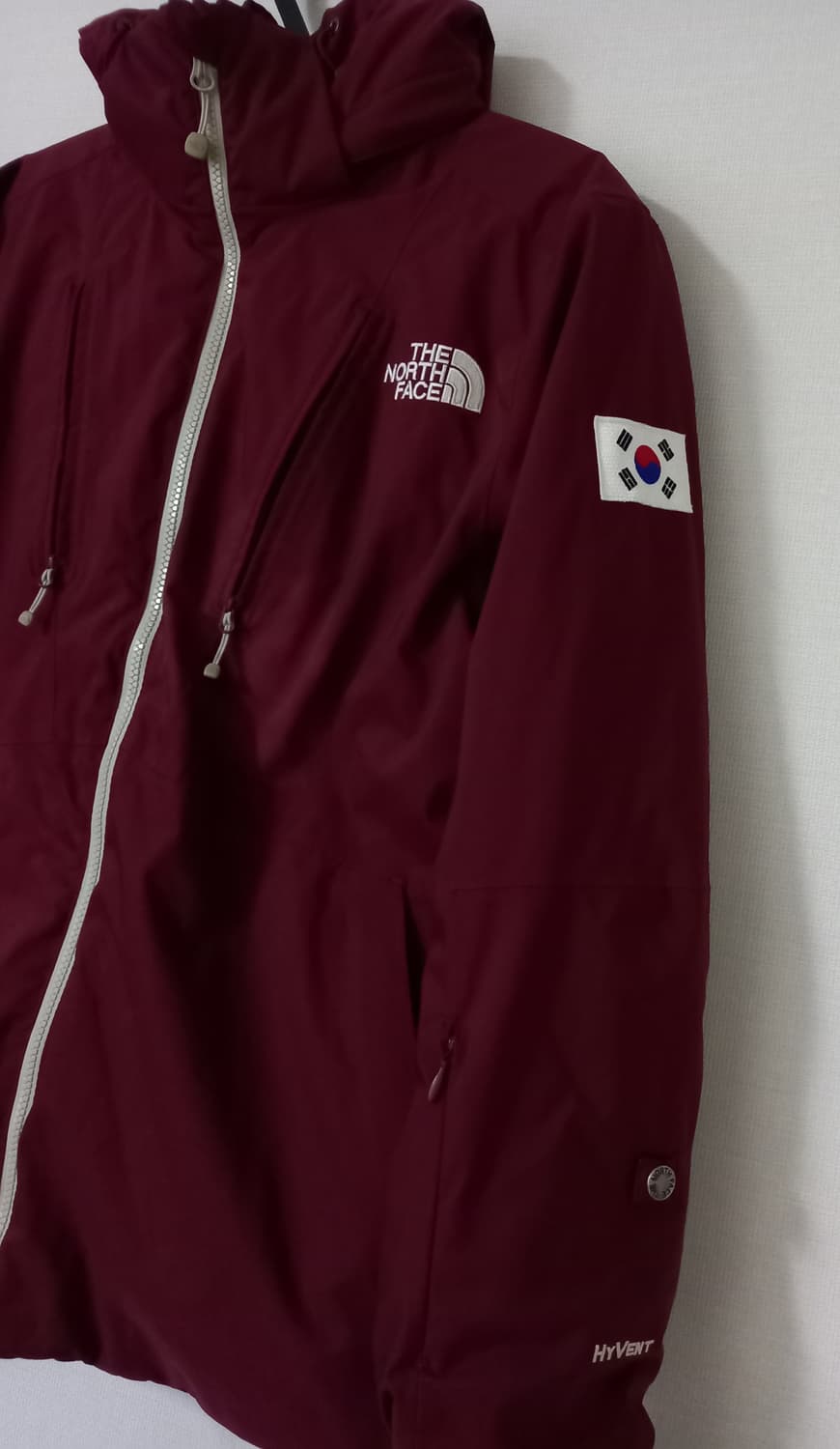 노스페이스 평창올림픽 국대 코리아 버건디 패딩 95/M 상품이미지2