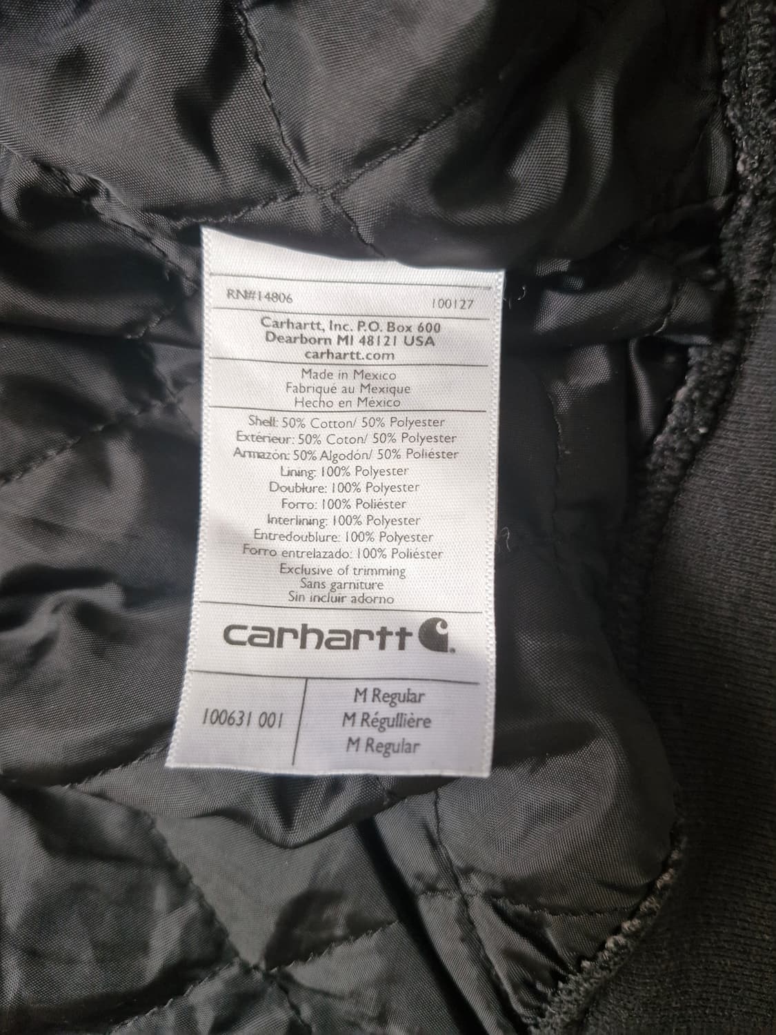 칼하트 레인 디펜더 3-Season 후드집업 M 상품이미지9