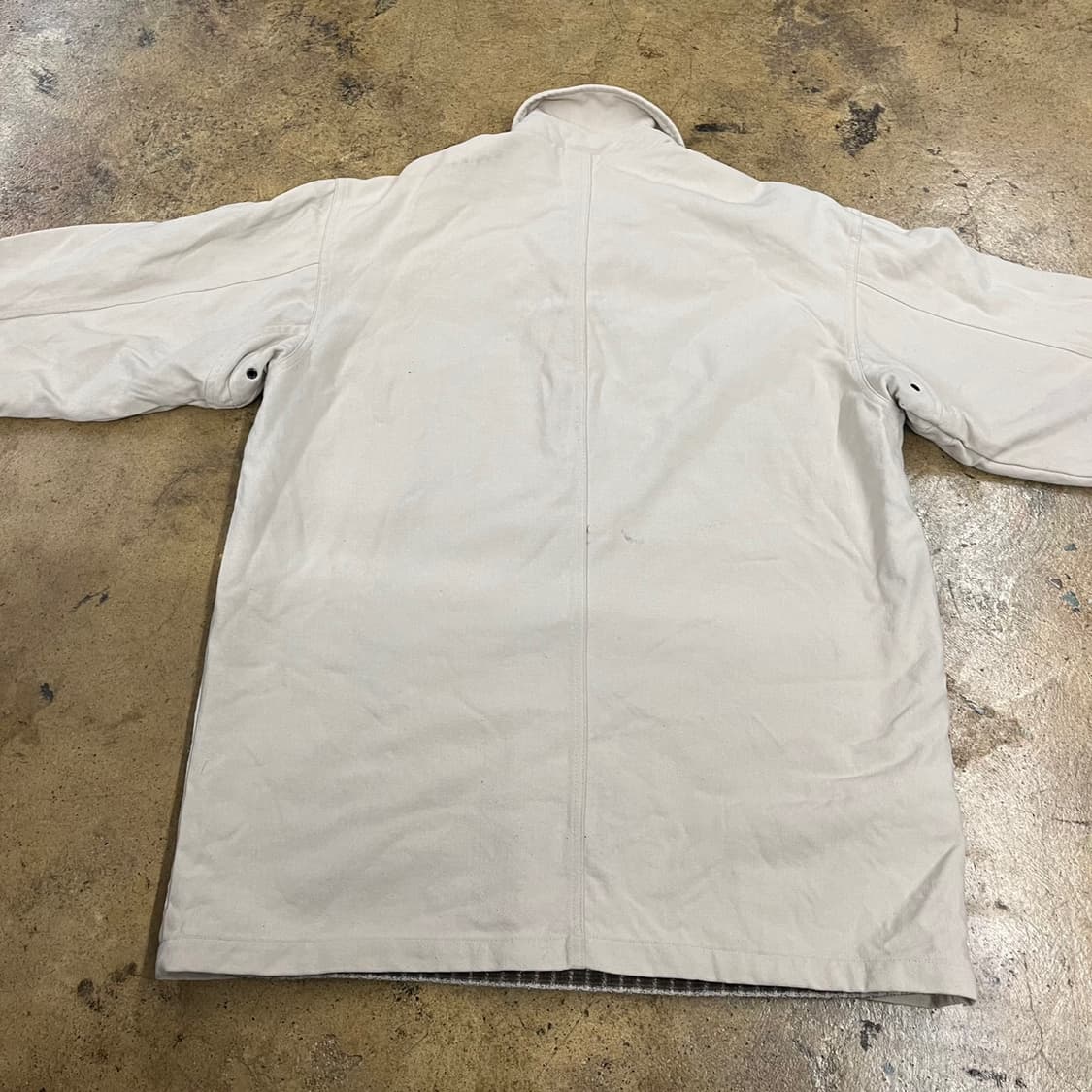 [정품] 노스페이스 볼컴 아이보리색 워크 자켓 남방 b14 상품이미지4