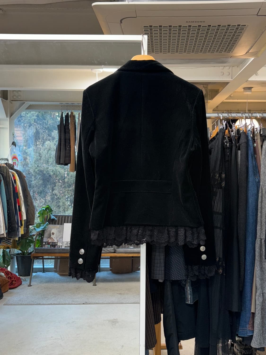 Jpn 코듀로이 레이스 자켓 상품이미지4