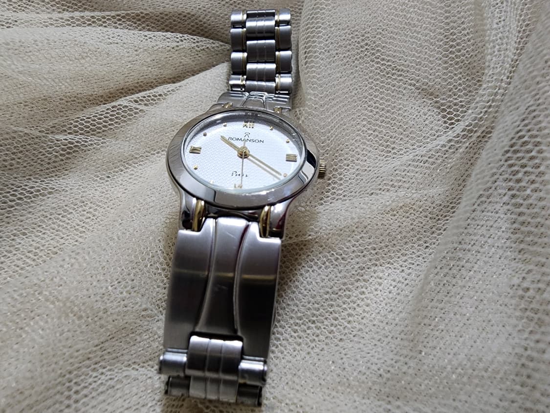 로만손 메탈 콤비 시계 여성용 상품이미지5