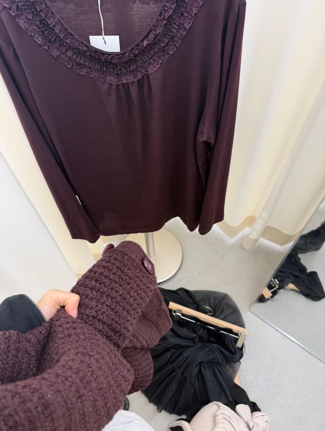 kawa okada 니트 가디건 상품이미지4