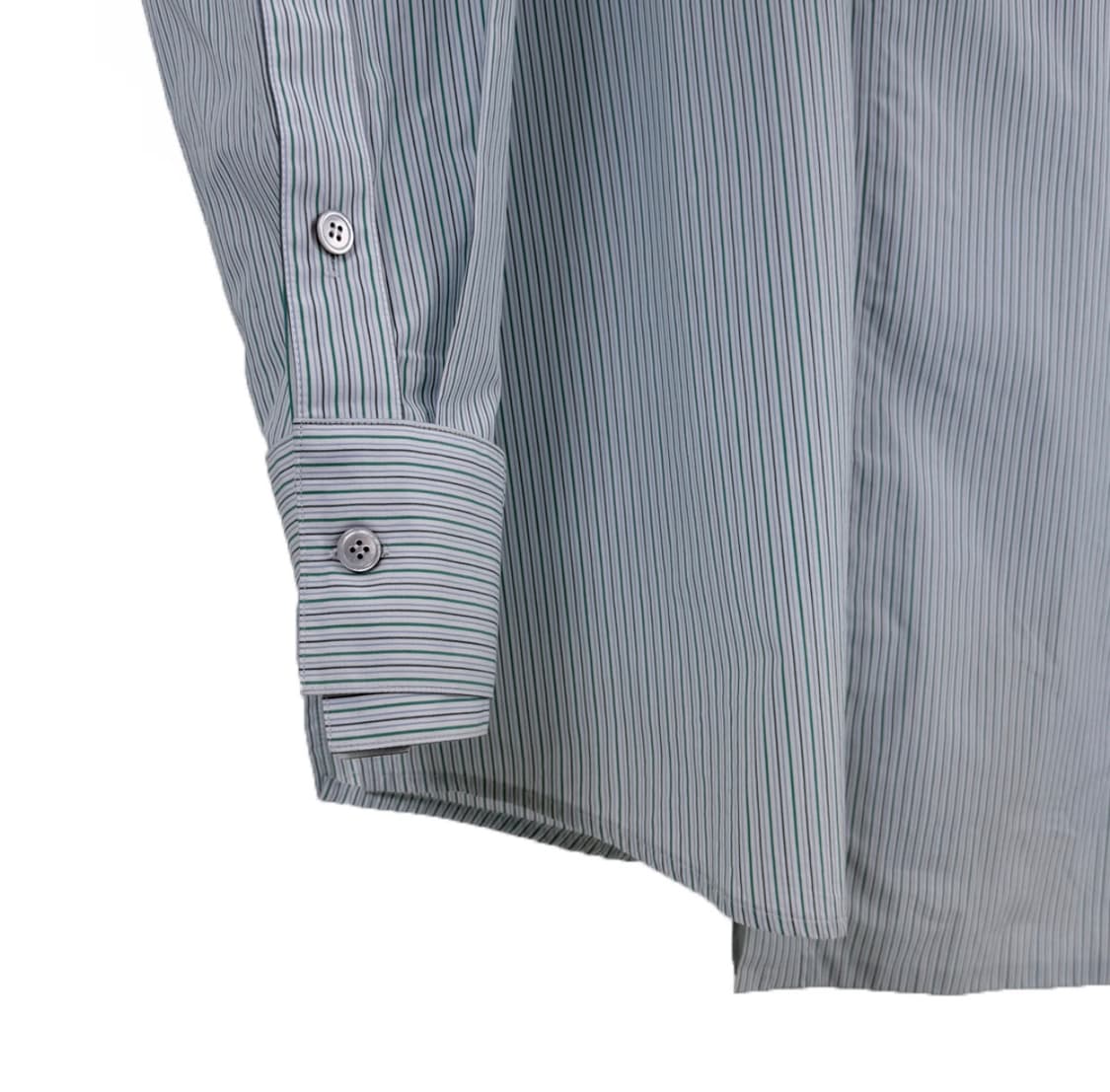 [50] 우영미 남성 스트라이프 오버사이즈 깅엄 셔츠 자켓 블루 상품이미지5