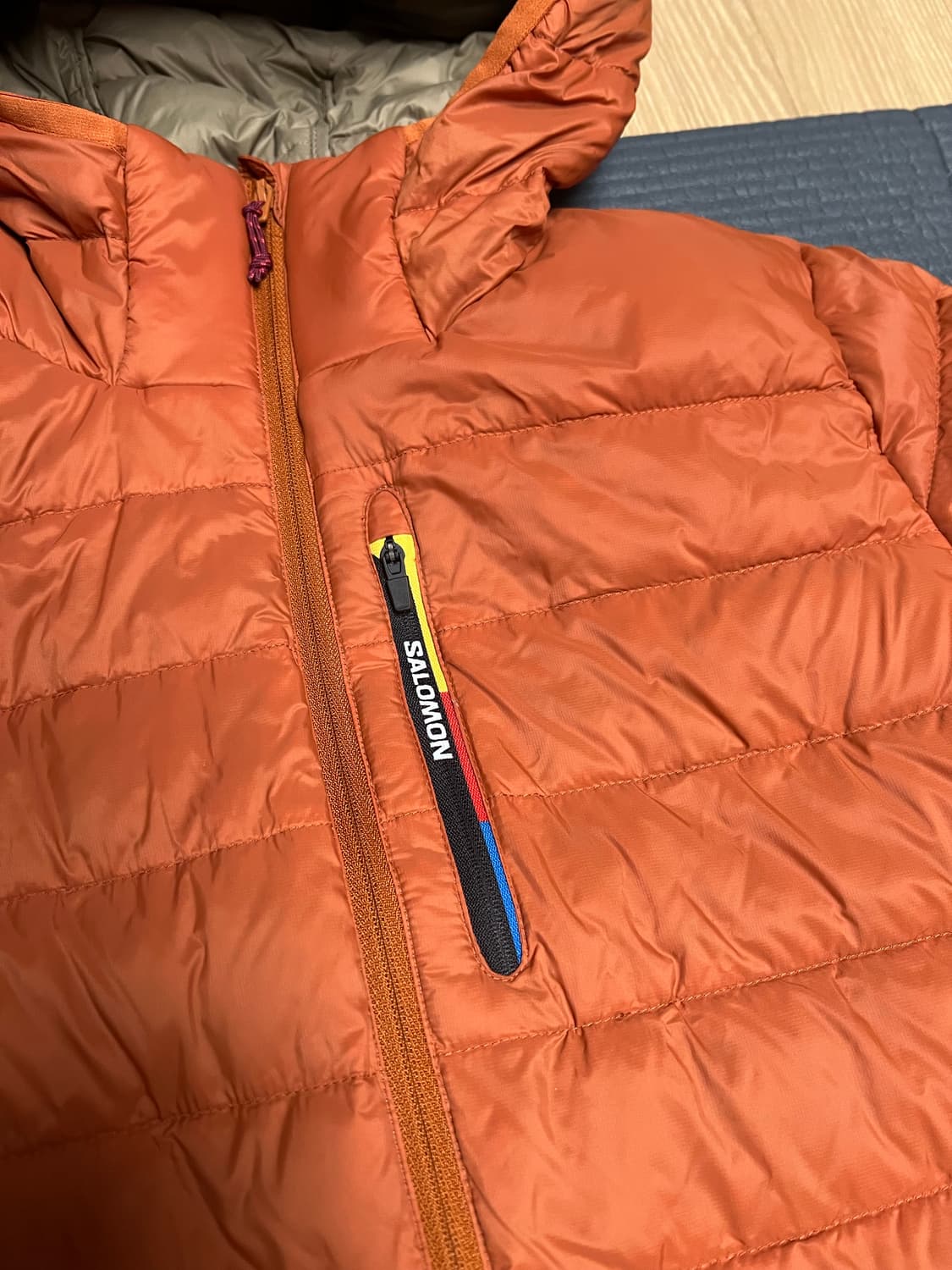 살로몬 엑스 퓨즈 후디드 다운 자켓 어텀 여성용 우먼 상품이미지2