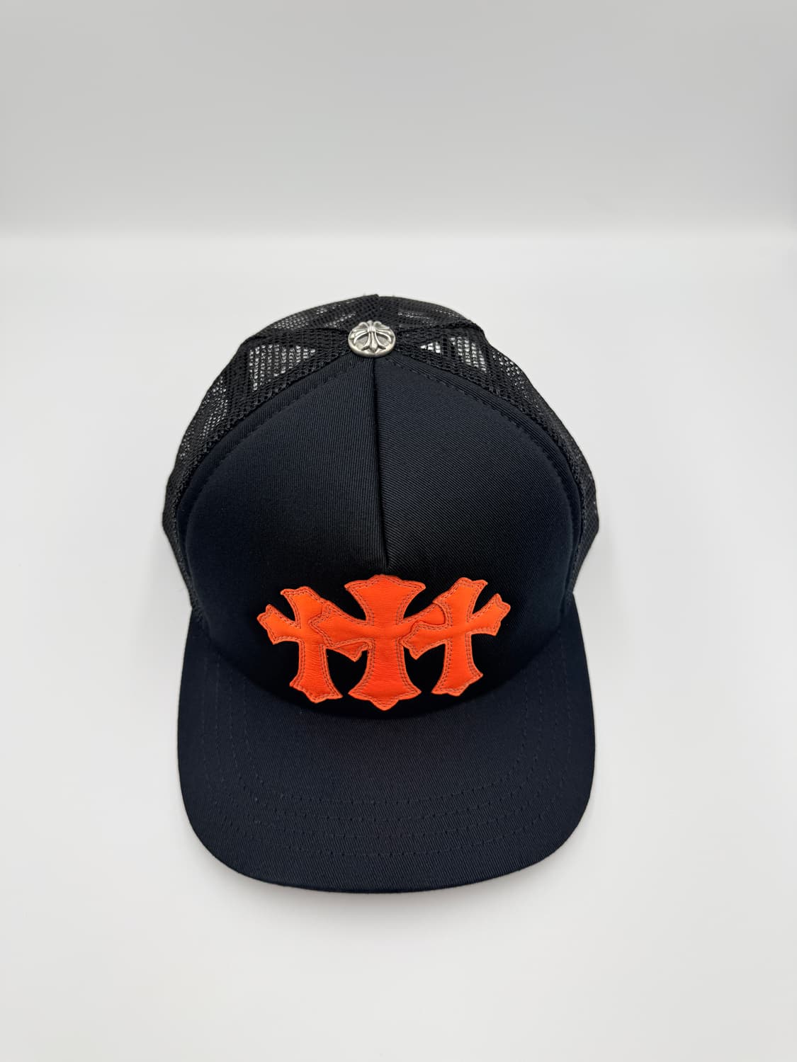 크롬하츠 트러커 메시 캡 레더패치 오렌지 상품이미지2