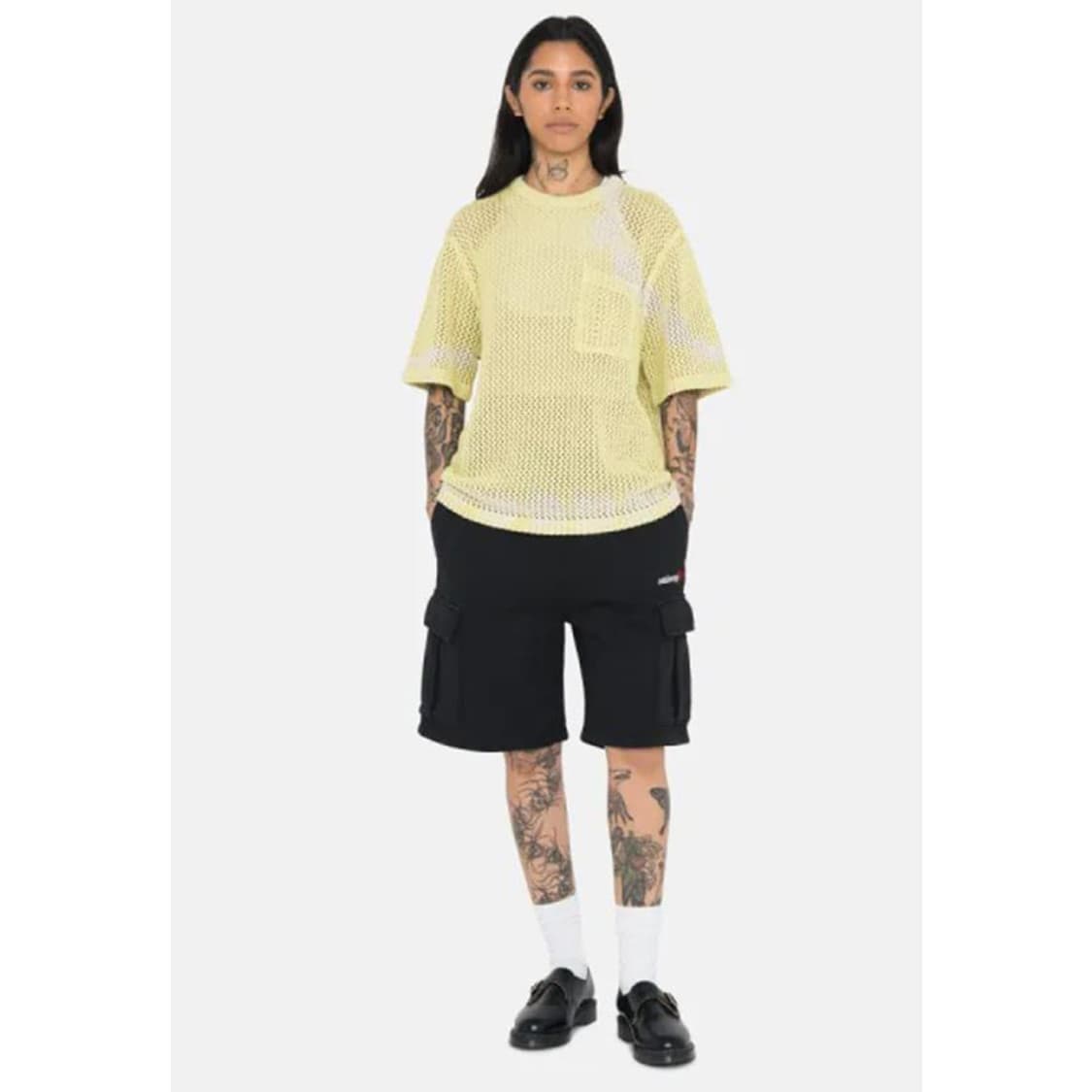 스투시 STUSSY Over Dyed Mesh Crew 상품이미지2