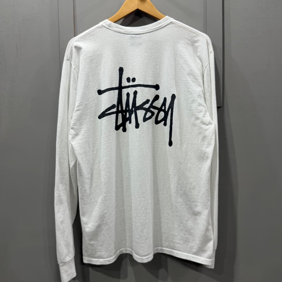 L 스투시 Stussy 베이직 사인로고 롱슬리브 긴팔 티셔츠 상품이미지2