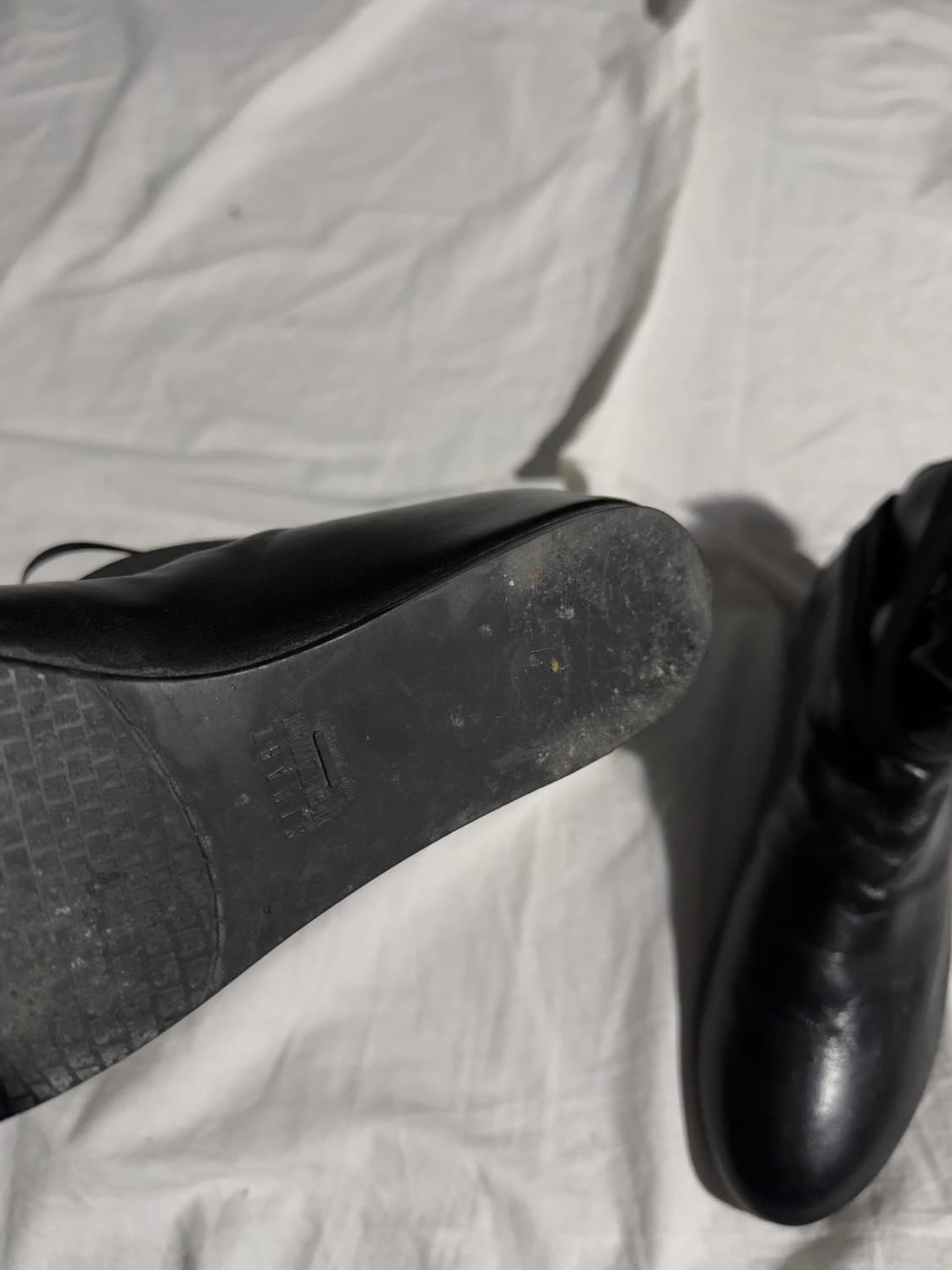 스튜어트 와이츠먼 스트랩 레더 웨지힐 앵클부츠 상품이미지4