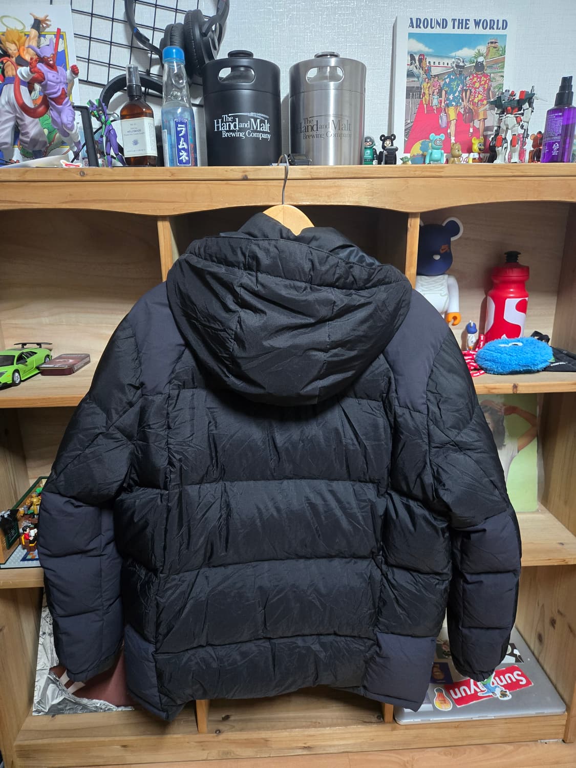 아식스 블랙 구스다운 패딩 105 상품이미지6