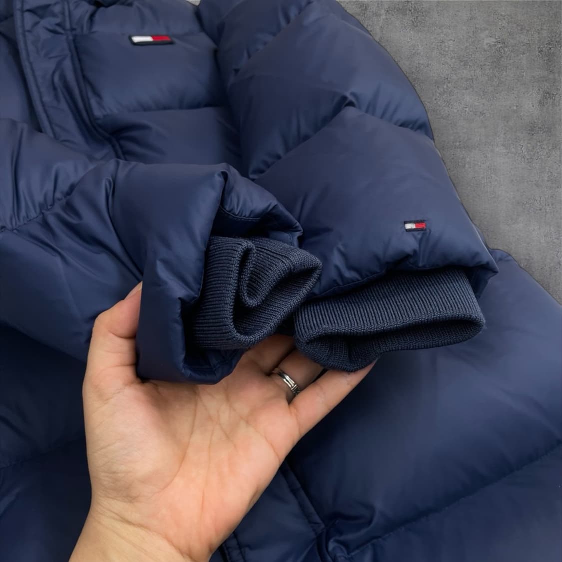 타미힐피거 TOMMY HILFIGER 네이비  후드 롱패딩 152 상품이미지6