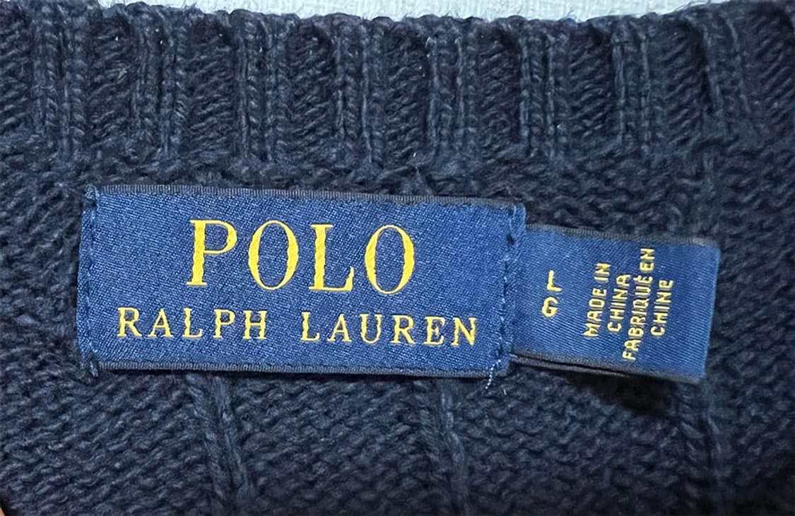 POLO 폴로 남자 꽈배기니트 캐주얼 XL 105 상품이미지3