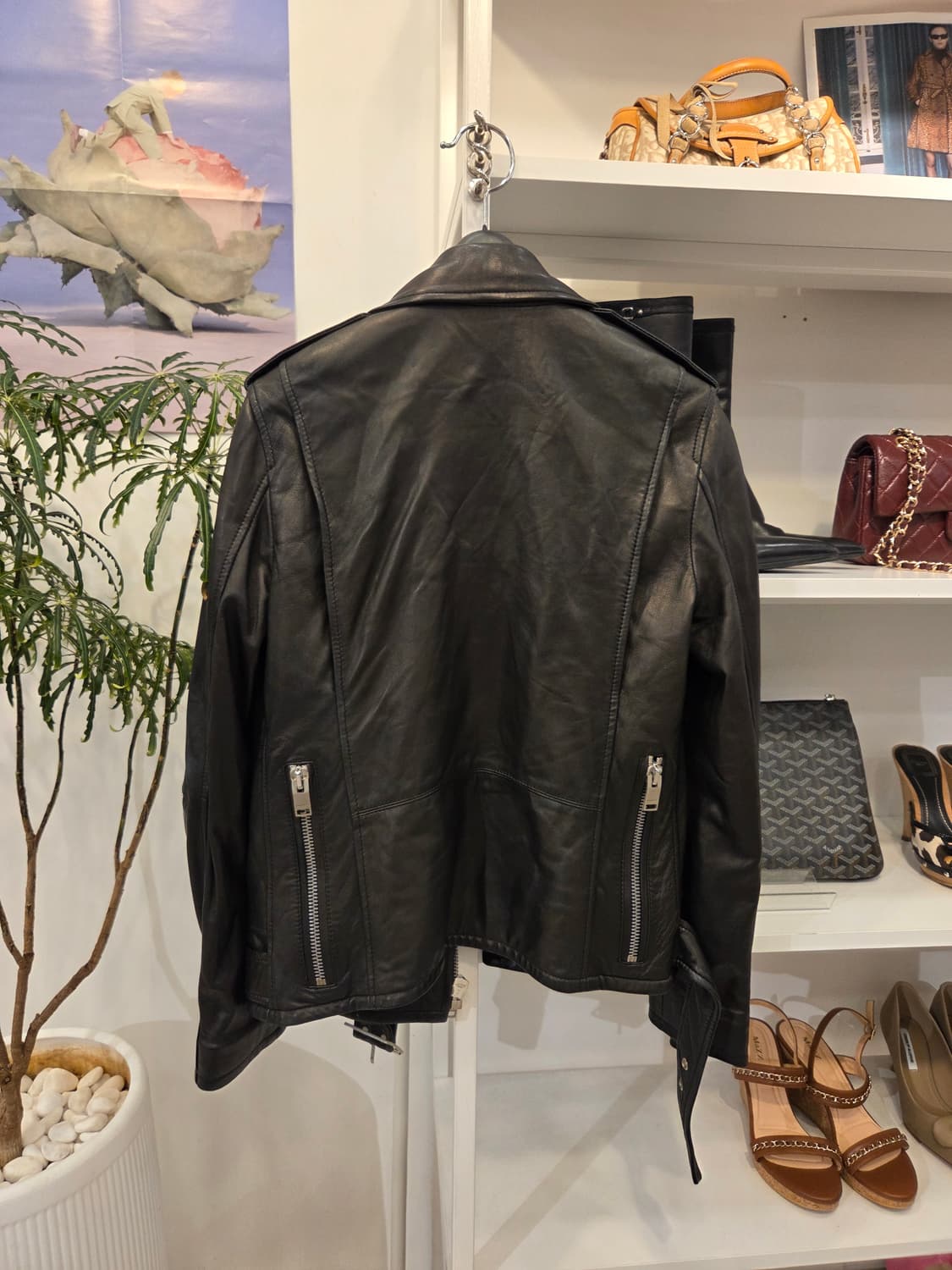 램스킨 양가죽 라이더 자켓 가죽자켓 상품이미지7