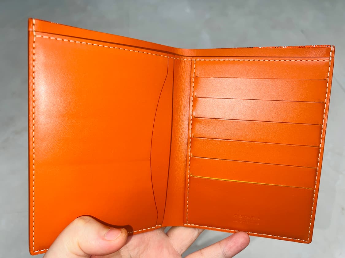 고야드 몰리에르 반지갑 오렌지 판매합니다! 상품이미지7