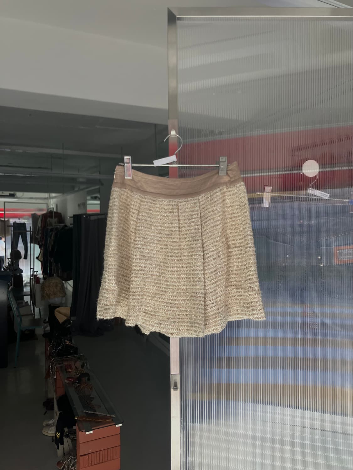 세미트위드 미니스커트  상품이미지1