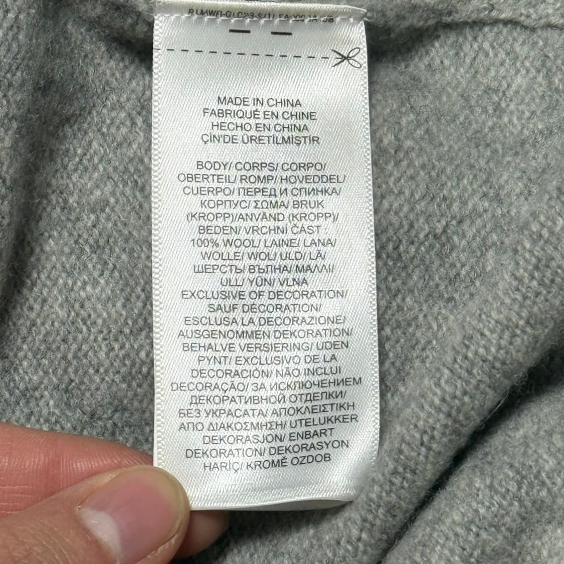 Polo Ralph Lauren 멜란지그레이 라운드넥 니트 상품이미지4